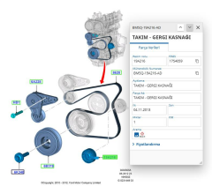 Alternatör Gergi Rulmanı Metal (Kanalsız) Connect ( ARA FOR620 - 2T1Q 19A216 BB )