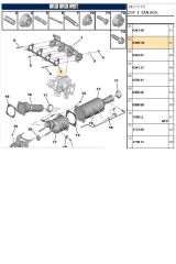 Egzoz Manifold Contası 307 406 607 806 Partner Expert C4 C5 Berlingo (0349H4)