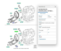 Yağ Pompa Kayışı Tek (110Ps) Connect Focus C Max Mondeo 1.8Tdcı 06  ( DYC 085RP+200HT - 7G9Q 6P250 AB )