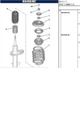 Amortisör Takozu 208 C3 (BRS3220-R51234-5038.H4)