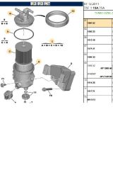 OEM Peugeot 1901.62 Mazot Filitresi Komple Partner 406 307 Berlingo C3 C4 2.0  (1901.62)