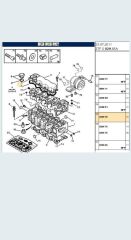 Boxer Jumper Ducato 1 Üst Kapak Conta  (P024979)