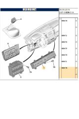 Boxer Jumper Ducato3 Komuta Düğmeleri Orta Konsol (6554Tn)