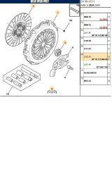 Debriyaj Seti 208 301 Citroen C3 (1682290480-1611266580-2052T3-877263)
