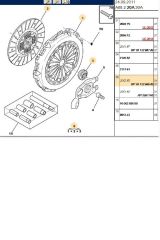 Debriyaj Seti 208 301 Citroen C3 (1682290480-1611266580-2052T3-877263)