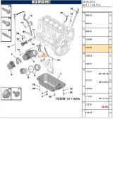 Yağ Filtre Gövde Contası DV4 DV6 206 207 307 Fiesta Focus (1103S0-BPE259007-İBR17399)