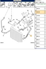 Radyatör Alt Hortumu 307 308 3008 5008 Partner Tepee C4 Picasso Berlingo (1351RE)