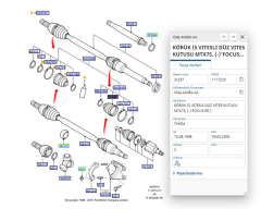 Aks Körüğü Yalı Kelepçeli İç Focus Xsara Berlingo 206 207 306 C3 Bm 98>04 ( MKS1503 - XS4J4A084BB )