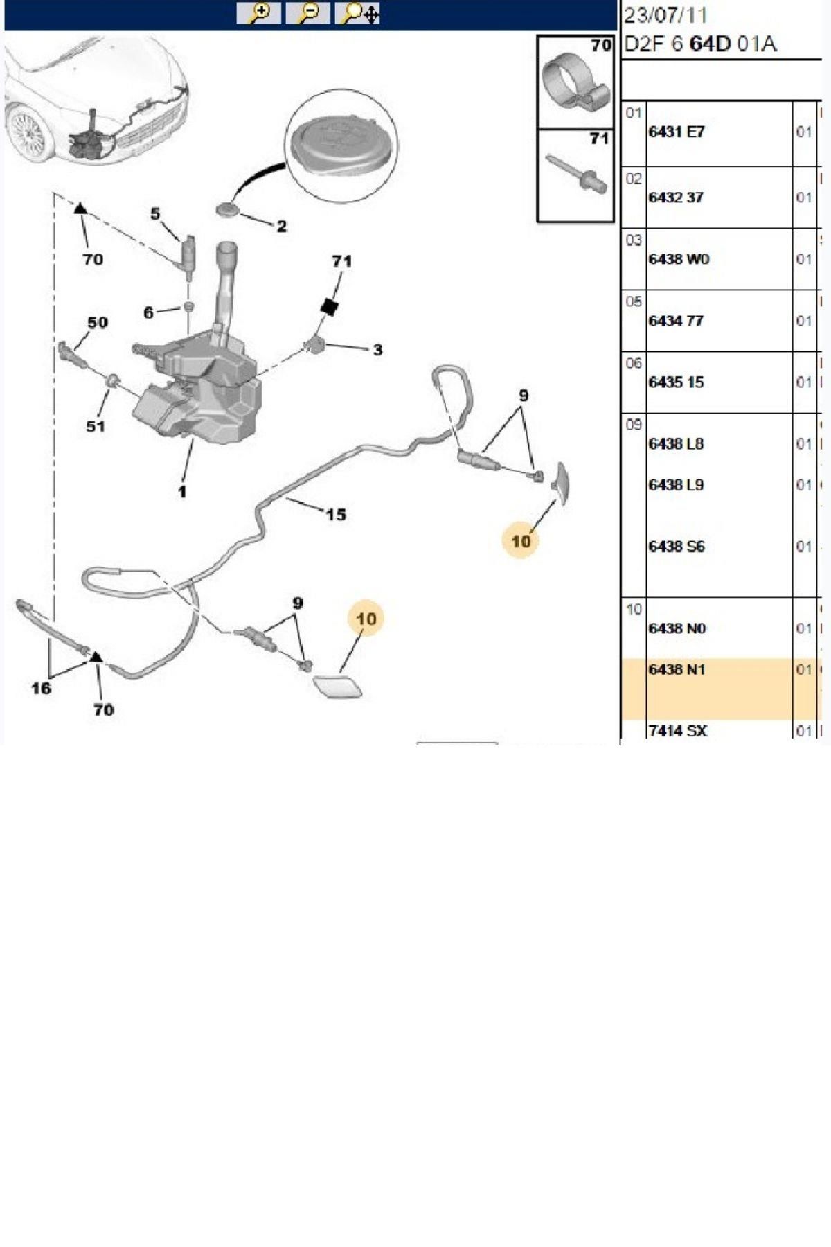 Far Fıskiye Başlığı Sol C4 (6438.N1)