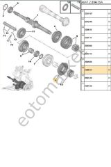 5.Vites Senkromenç Partner Berlingo C3 C4 206 301 307 (238832-238804)