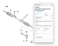 Rot Başı Sağ Escort Bm 90>00 ( AYD 10685 - 95AX 3270 AA )
