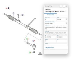 Rot Başı Sol Escort Bm 90>00 ( AYD 10684 - 95AX 3270 BA )