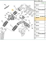 Turbo Hortumu C3 C4 Berlingo Partner Tepee 307 308 (İBR17682-R15464-0382.NY)