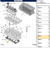 Silindir Kapak Contası DW6 4 Tırnak 207 307 308 407 5008 Partner Tepee C3 C4 C5 Berlingo (0209CF)