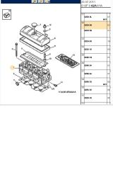 Silindir Kapak Contası Std 106 205 306 405 Saxo (020989)