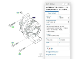 Alternator Komple C.Max Focus 1.6 Tdcı 04 (Den Dan930 - 3M5T 10300 Pd )