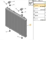 Su Radyatörü Partner Tepee C3 C4 C5 16HDI DW6 (2061011-1330W2)