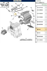 Kalorifer Rezistansı 308 1,4 16V 1,6HDI 2.0HDI (359000603010-6410013-6441AA)