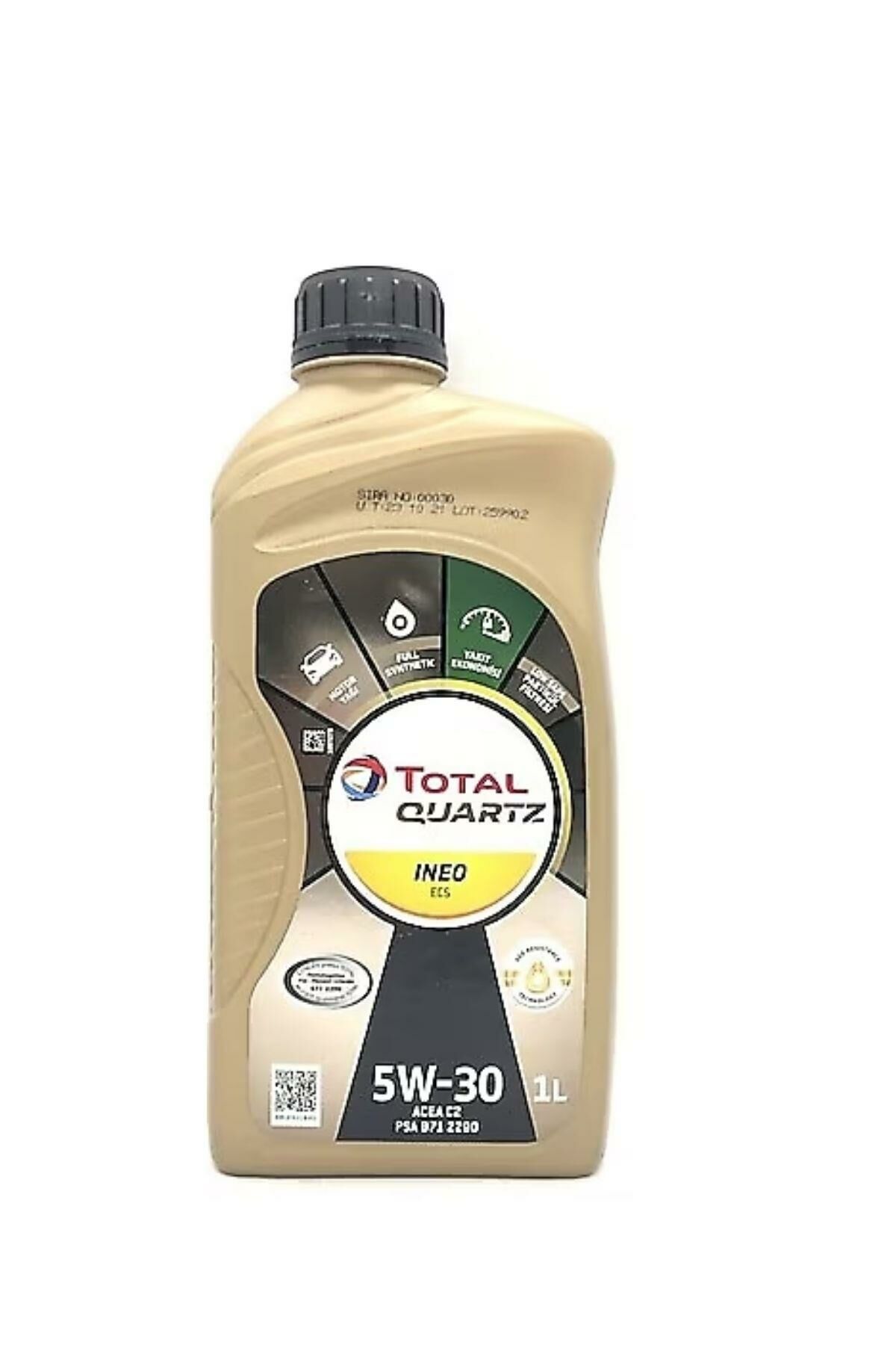 5W30 1lt Total Partikülsüz Motor Yağı