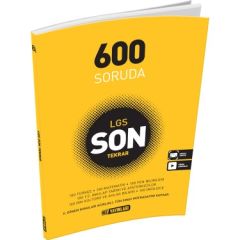 HIZ YAYINLARI 8.SINIF LGS 600 SORUDA İLK VE SON TEKRARI 2 KİTAP