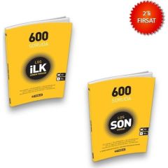 HIZ YAYINLARI 8.SINIF LGS 600 SORUDA İLK VE SON TEKRARI 2 KİTAP
