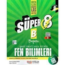 NİTELİK 8.SINIF SÜPER FEN BİLİMLERİ B BAŞARI SERİSİ SORU BANKASI