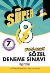 NİTELİK 8.SINIF SÜPER YENİ NESİL SÖZEL 7 DENEME SINAVI