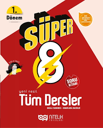 NİTELİK 8.SINIF YENİ NESİL SÜPER 1.DÖNEM TÜM DERSLER SORU KİTABI
