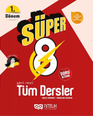 NİTELİK 8.SINIF YENİ NESİL SÜPER 1.DÖNEM TÜM DERSLER SORU KİTABI