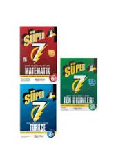 NİTELİK 7.SINIF YENİ NESİL SÜPER TÜRKÇE, MATEMATİK , FEN  BİLİMLERİ 3 KİTAP SORU KİTABI