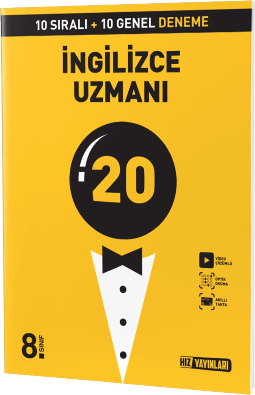HIZ 8.SINIF İNGİLİZCE UZMANI 20 DENEME