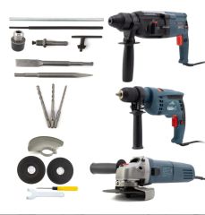 Dawreek 3'lü Set ( 2-28 Hilti - 13.mm Darbeli Vidalama - Spiral )