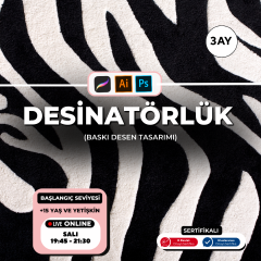 Adobe Photoshop ile Desinatörlük  (Baskı Desen Tasarımı)