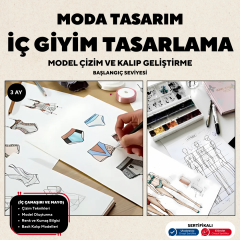 İç Giyim Tasarlama Model Çizim ve Kalıp Geliştirme -Başlangıç Seviyesi