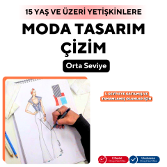 Moda Tasarım Çizim -Orta Seviye (Yüzyüze)