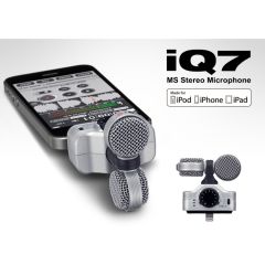 Zoom IQ7 Stereo Kayıt Mikrofonu iPhone/iPad/iPod Uyumlu