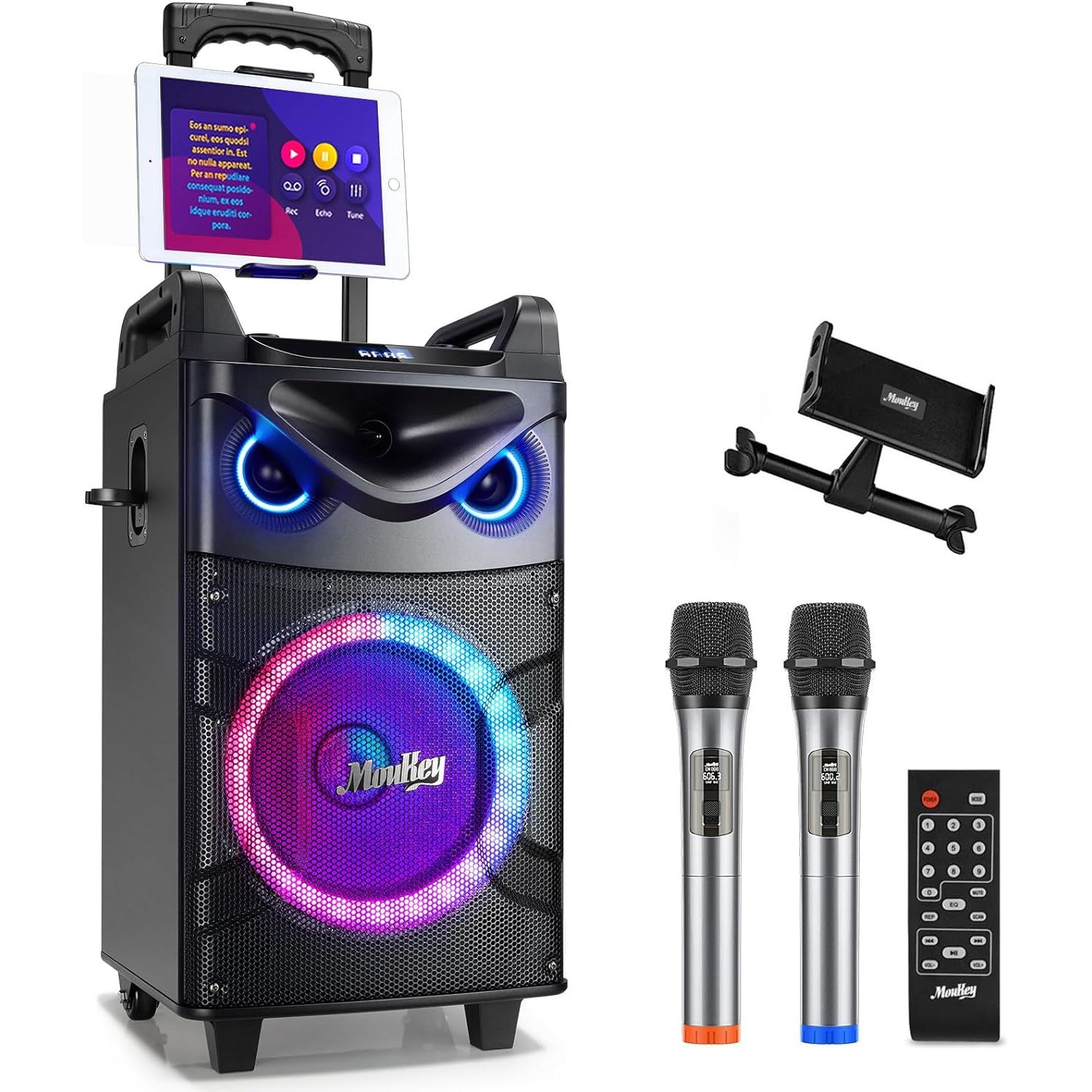 Donner Pa System Woofer Moukey Karaoke Makinesi