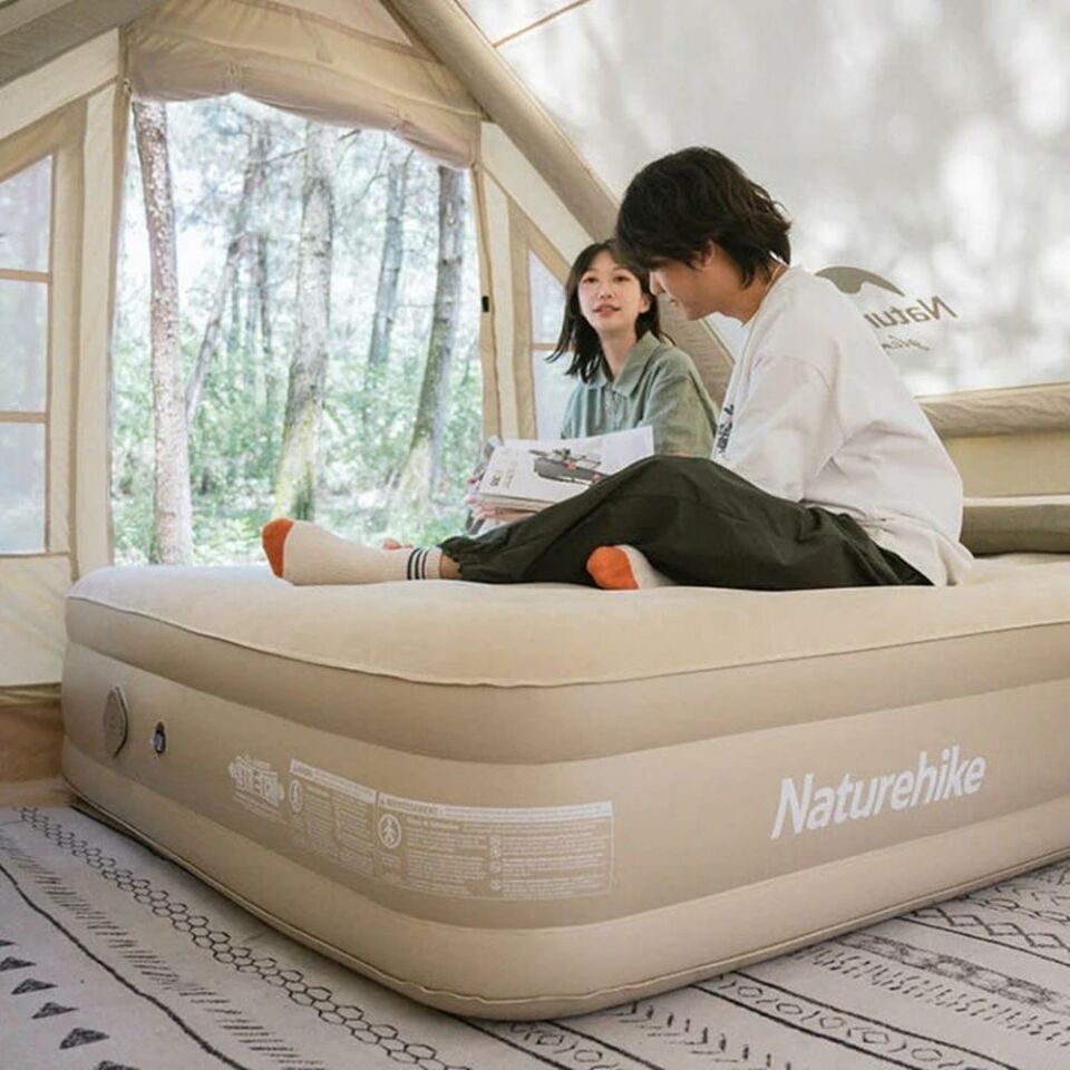 Naturehike Inflatable Anytıme One-Touch Air Bed Şişme Kamp Yatağı BROWN - CK