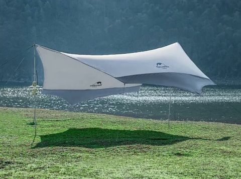 Naturehike Hexagon Sunrise Canopy 3.5x4 mt Tarp [Güneş ve Rüzgar Koruma Tentesi]