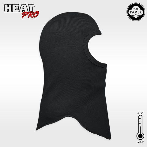 Argeus HeatPro Çocuk Kar Maskesi Siyah 6-8 Yaş
