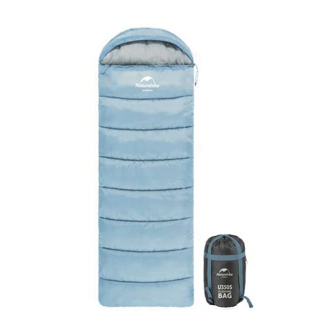 Naturehike U250 Zarf Tarzı Kapüşonlu Uyku Tulumu -10°C Kahverengi - Left