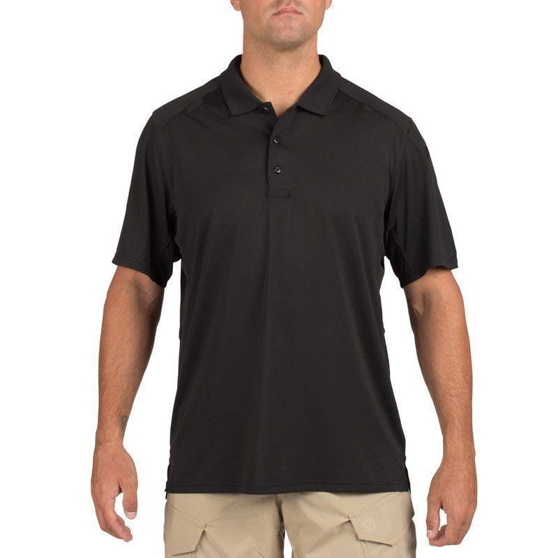 5.11 CHARCOAL S/S HELIOS POLO T-SHIRT M