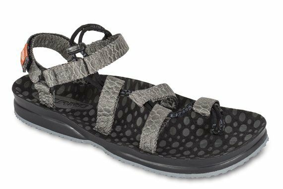 Lizard Hex H20 Skin Gri Sandalet