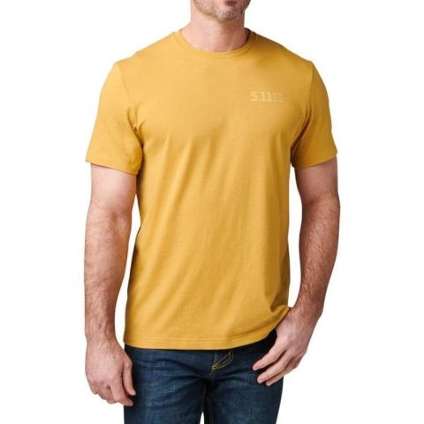 5.11 BREW GROUND SS Tee Kısa Kol Sarı T-Shirt