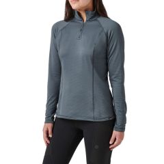 5.11 Stratos 1/4 ZIP Turbulence Bayan Shirt - Gri