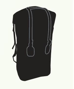 Jr Gear Bomber Pack Su Geçirmez Çanta 75 Litre - SİYAH