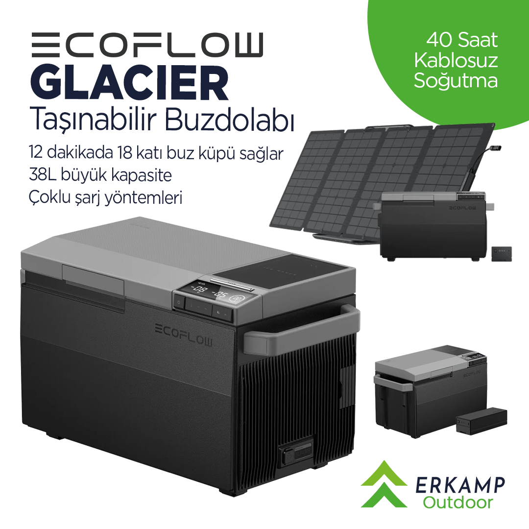 EcoFlow | GLACIER Taşınabilir Buzdolabı
