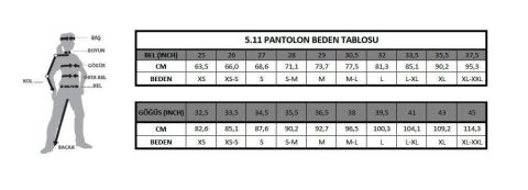 5.11 WM Cirrus Storm Bayan Pantolon