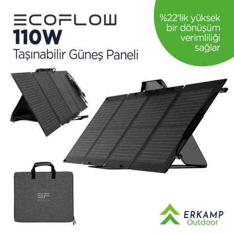 Ecoflow |  110  W Taşınabilir Güneş Paneli 2 Yıl Garanti ( Ücretsiz )
