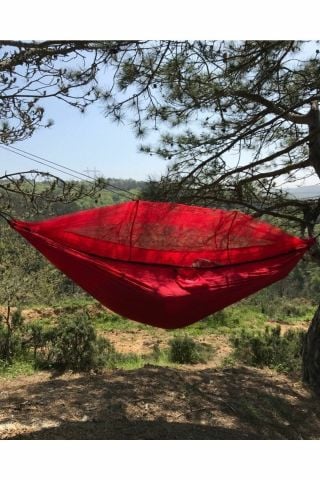 NURGAZ Turuncu Cibinlikli Hamak (ng Chmk)
